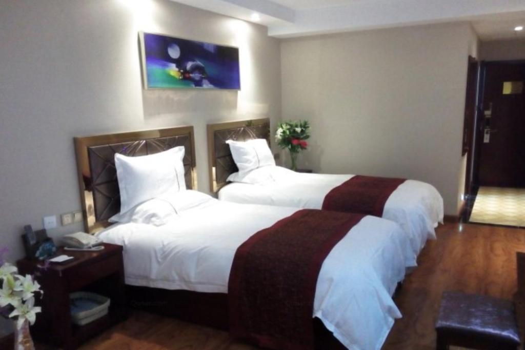 Greentree Inn Geermu Walking Street Business Hotel Golmud Екстер'єр фото